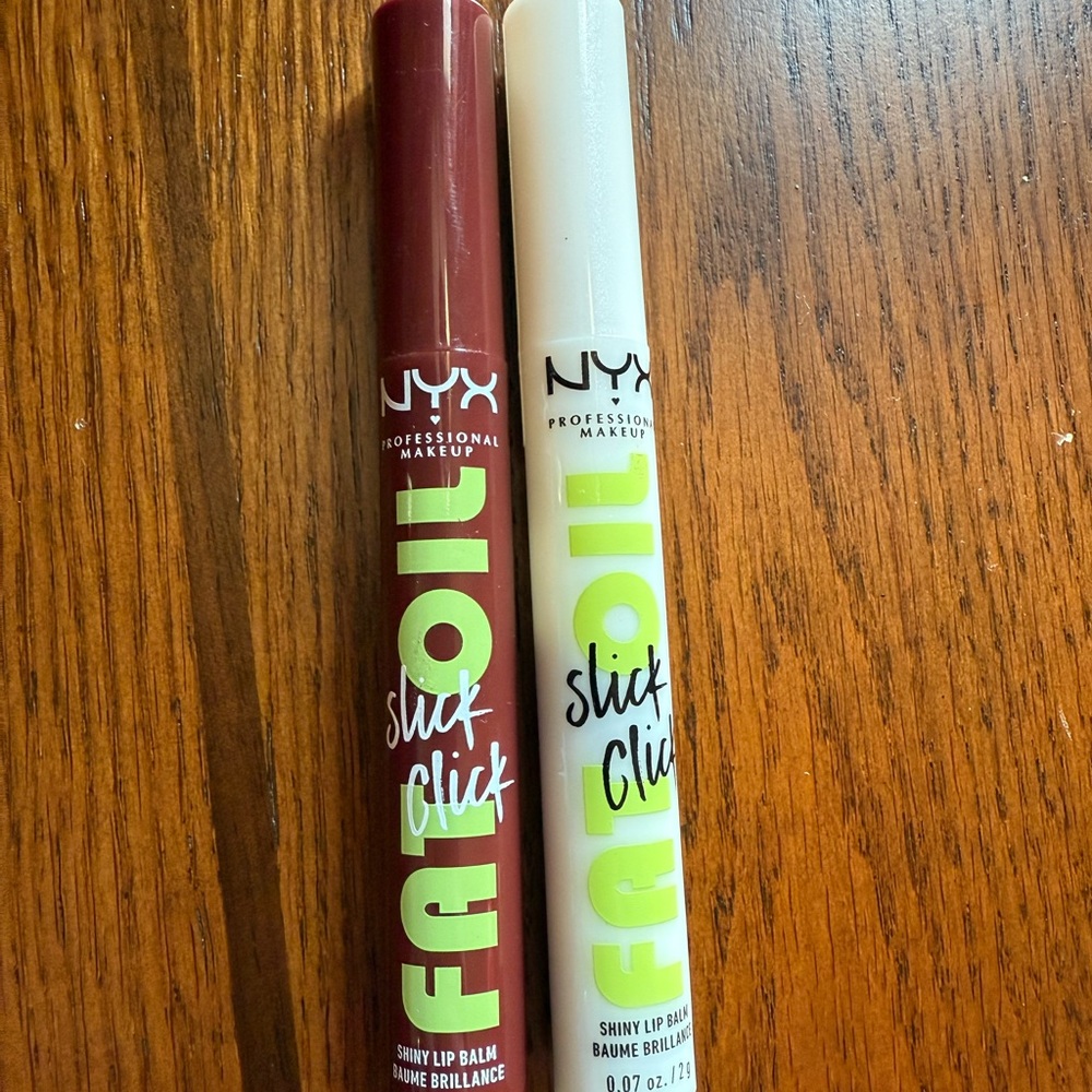 NYX Fat Oil Lip Balm Set - Burgundy and Cream